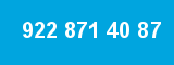 922 871 40 87